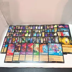 Disney Lorcana Rare Card Lot Of 90 Mixed Sets - Image 1