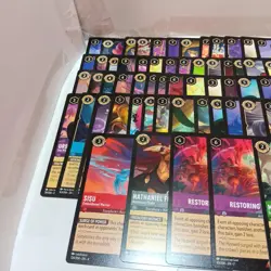 Disney Lorcana Rare Card Lot Of 90 Mixed Sets - Image 2