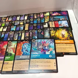 Disney Lorcana Rare Card Lot Of 90 Mixed Sets - Image 4