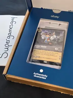 MINT Disney Lorcana Mint Mickey Mouse Card Gen Con Promo 2023 - Image 1