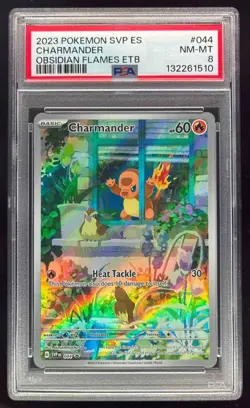 2023 Pokemon SV Black Star Promos - SVP EN Promos #044 Charmander PSA 8 - Image 1