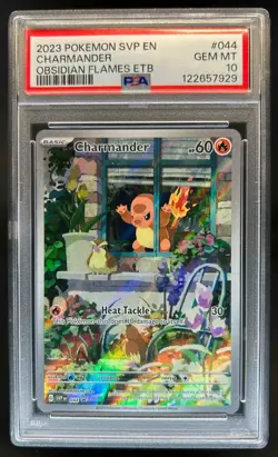 2023-25 Pokemon SV Black Star Promos - SVP EN Charmander #044 PSA 10 - Image 1