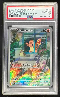 2023 Pokemon SV Black Star Promos - SVP EN Promos #044 Charmander PSA 10 - Image 1