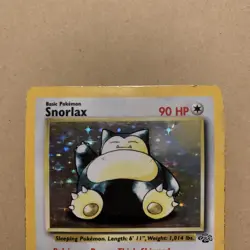 Snorlax Pokemon Card Holo WOTC 11/64 Jungle Set Rare Vintage 1999 Original HP - Image 2