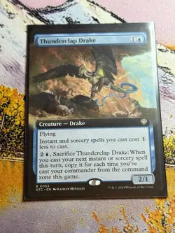 Thunderclap Drake (Extended Art) [Commander Outlaws of Thunder Junction] NM MTG - Image 5