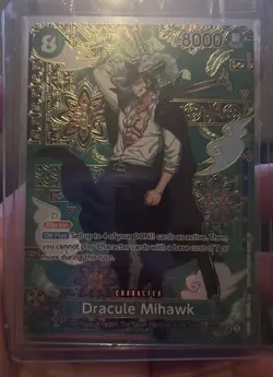 Dracule Mihawk - OP12-030 (SP) OP12-030 The Azure Sea's Seven Foil - Image 1