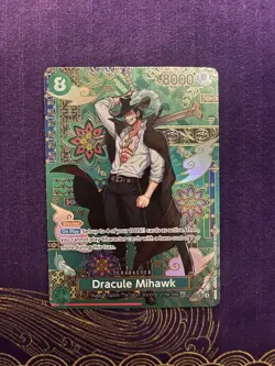 Dracule Mihawk OP12-030 (SP) - The Azure Sea’s Seven (OP14) - Image 1