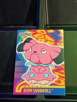 Pokemon Card - Snubbull #209 - Johto Series - Topps - Image 1