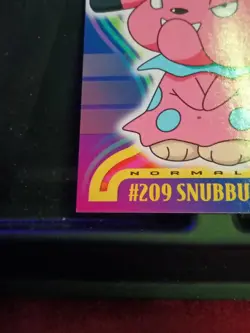 Pokemon Card - Snubbull #209 - Johto Series - Topps - Image 2