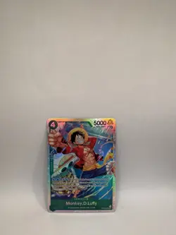 One Piece CCG Monkey D. Luffy PRB02-005 SR Trading Card - Image 1
