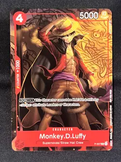 Monkey.D.Luffy - (Tournament Pack Vol. 1) PR One Piece Promotion Cards P-007 NM - Image 1