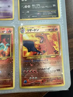 Pokemon Card Neo Premium File 2 Jap. Promo Neo Genesis 9 Cards feat. Charizard - Image 4