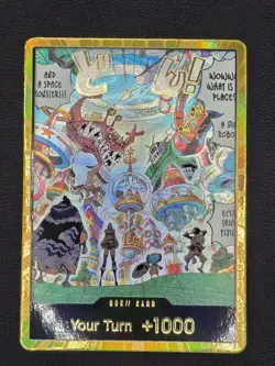 DON!! Card (Egghead) (Gold) The Azure Sea's Seven Foil - Image 1