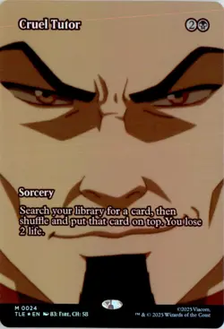 Cruel Tutor (Borderless) Avatar: The Last Airbender: Eternal-Legal TLE Foil NM - Image 1