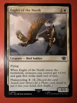 MTG, EAGLES OF THE NORTH, 0007, COMMON, REGULAR FINISH, LTR. NM - Image 1
