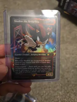 Shadow the Hedgehog (Rainbow Foil) Secret Lair Drop Foil - Image 1