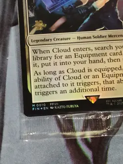 Cloud, Midgar Mercenary - Foil - Pre Release (Sealed) MTG Final Fantasy - Image 3