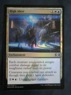 mtg high alert ENGLISH FOIL alerte rouge ravnica allegiance magic - 4 available - Image 3