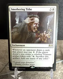 MTG Smothering Tithe, Ravnica Allegiance, 022/259, Near Mint Rare - Image 1