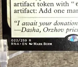 MTG Smothering Tithe, Ravnica Allegiance, 022/259, Near Mint Rare - Image 3