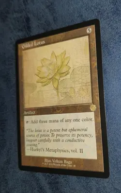 MTG The Brothers' War *SCHEMATIC* Rare GILDED LOTUS NM - Image 1