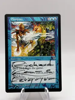Dissipate Signed Autographed Mirage MIR MTG LP - Image 1