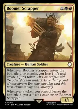 Boomer Scrapper - Foil PIP NM MTG - Image 1