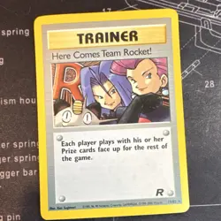 Pokemon Here Comes Team Rocket! Holo Rare 15/82 Team Rocket WOTC 2000 English - Image 1