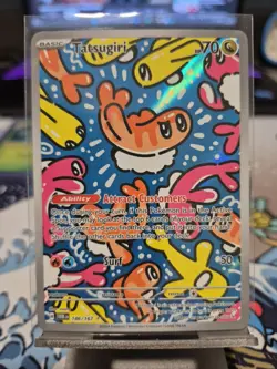 Pokemon TCG Tatsugiri Card Twilight Masquerade 186/167 Illustration Rare - Image 1