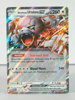 Bloodmoon Ursaluna ex - Double Rare - Twilight Masquerade - POKEMON 141/167 -L1 - Image 1