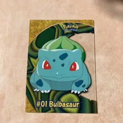 Bulbasaur #01 - PC2 - Clear Acetate - Topps Pokemon Series 2 - Image 1