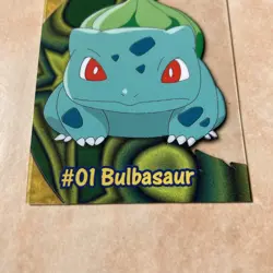 Bulbasaur #01 - PC2 - Clear Acetate - Topps Pokemon Series 2 - Image 3