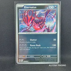 Rev Holo - Eternatus 069/094 Pokemon Phantasmal Flames - Pokemon Mega Evolution - Image 1