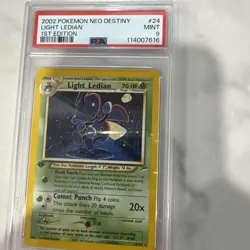 Pokemon PSA 9 MINT Light Ledian 24/105 Neo Destiny 1st Edition 2002 WOTC - Image 1
