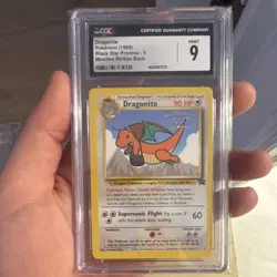 Pokemon Dragonite Black Star Promo Wotc 05/53 CGC 9 Stage 2 HP 90 Regular - Image 1