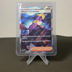 Pokemon Morty's Conviction Holo - SV05: Temporal Forces 201/162 - NM - Image 1