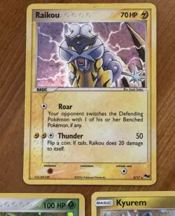 Pokemon Holo Pop Series & Black Star Promo Lot, MP, Raikou, Sceptile, Kyurem - Image 4