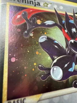 Pokemon TCG Greninja Gold Star SWSH144 Celebrations Black Star Promo With Swirl! - Image 5