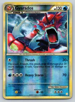 Gyarados (Red) Reverse Holo Rare HeartGold SoulSilver 123/123 LP- to MP+ - Image 1