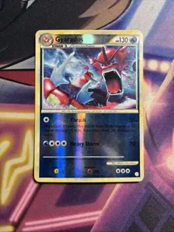 Gyarados 123/123 Reverse Holo Pokemon Heart Gold & Soul Silver Pokemon TCG LP - Image 1