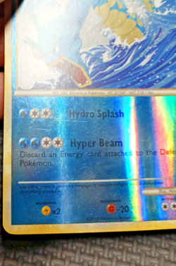 2010 Pokemon Heartgold & Soulsilver #4 Gyarados Reverse Holo LP-MP - Image 4