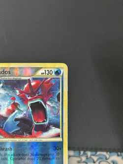 Pokemon TCG Gyarados 123/123 HeartGold SoulSilver Reverse Holo Foil Rare DMG - Image 3