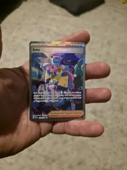 2024 Pokemon TCG Paldean Fates Iono Holo Trainer Card 237/091 - Image 2