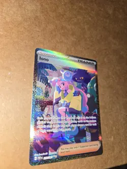 2024 Pokemon TCG Paldean Fates Iono Holo Trainer Card 237/091 Pack FRESH - Image 3