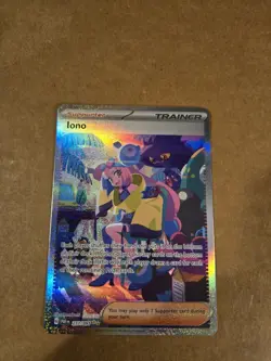 2024 Pokemon TCG Paldean Fates Iono Holo Trainer Card 237/091 Pack FRESH - Image 4