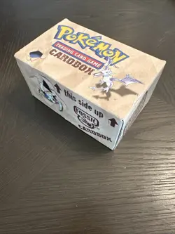 1999 Vintage Pokemon Card Fossil Card Box Wizards Of The Coast BOX ONLY - Image 2