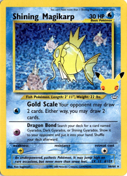 Shining Magikarp 66/64 Pokemon Celebrations: Classic Collection NM - Image 1