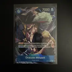 One Piece TCG Dracule Mihawk OP09-048 SR Parallel Emperors in the New World OP09 - Image 1