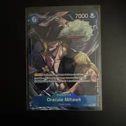 One Piece TCG Dracule Mihawk OP09-048 SR Parallel Emperors in the New World OP09 - Image 2