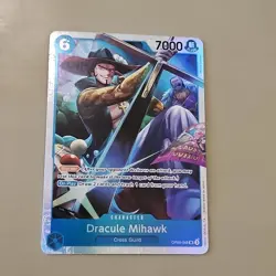 One Piece TCG Dracule Mihawk SR OP09-048 Emperors in the New World Foil CCG Eng - Image 1